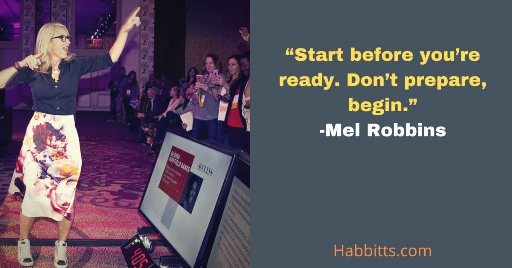 Mel Robbins Confidence quotes