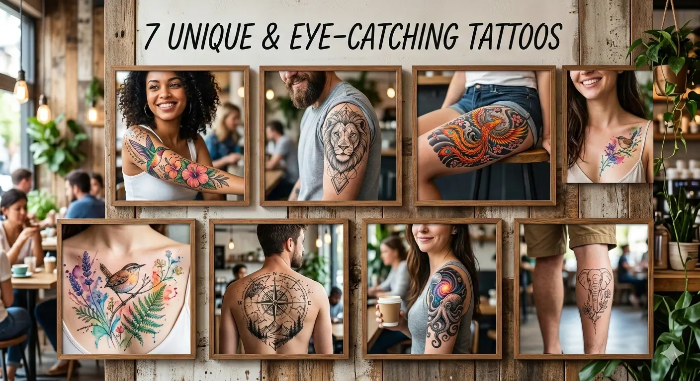 If you're looking for a unique and eye-catching tattoo, why not consider a royal blue design